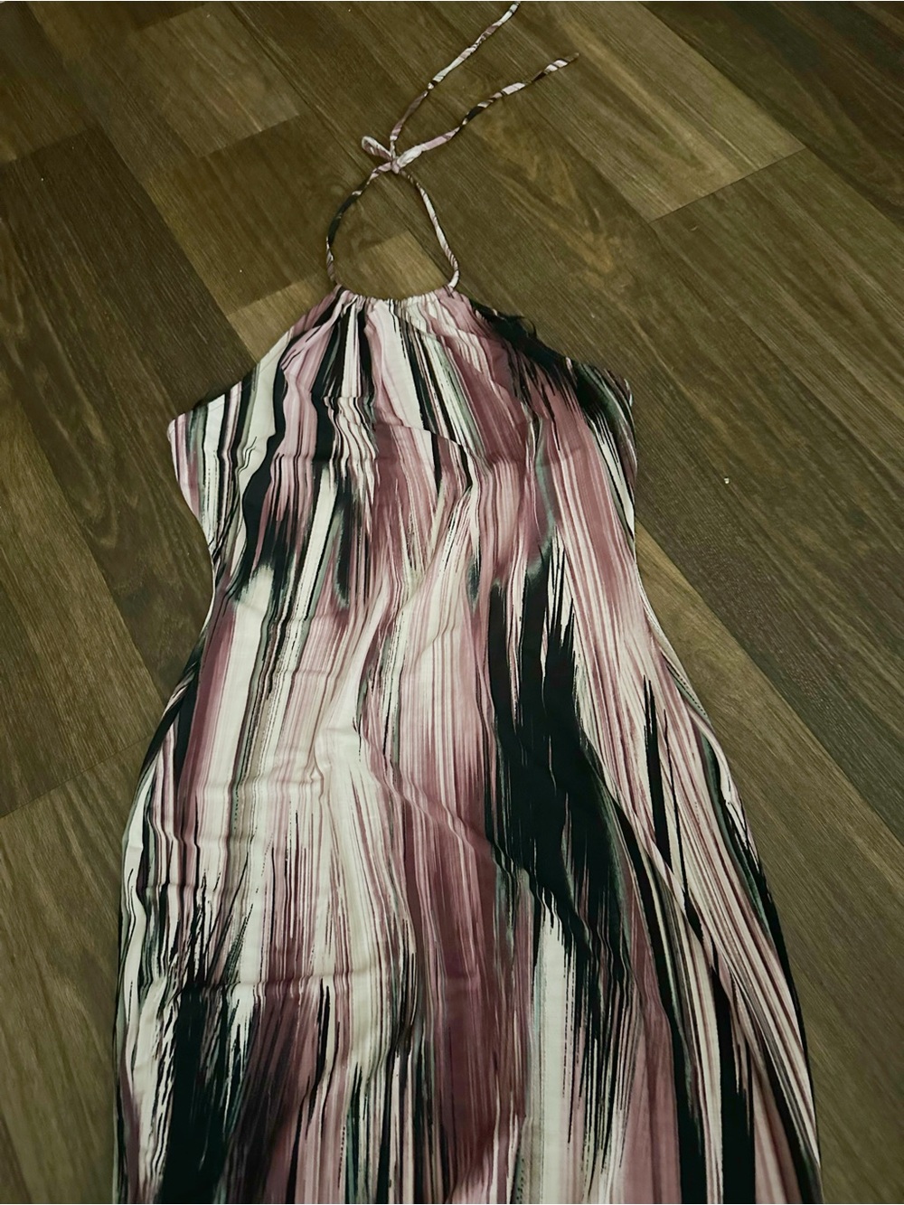 Elegant Halter Midi Dress